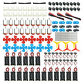 18 Set DC Motors Kit, Mini Electric Hobby Motor 3V -12V 25000 RPM Strong by EUDAX