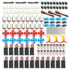 18 Set DC Motors Kit, Mini Electric Hobby Motor 3V -12V 25000 RPM Strong by EUDAX