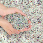 T4U Crystal Rocks for Aquarium, Fluorite Chips Pebbles for Plants 1 lb | by T4U