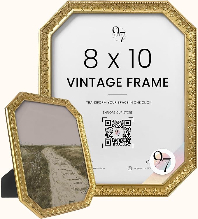 97 Decor Gold Vintage Picture Frames 8x10 by 97Decor