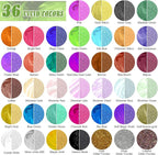 CHANGTIKEJI Mica Powder，36 Colors - 10g/Bottle of Natural Pigment Powder - Image 2