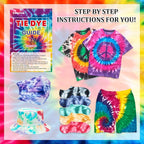 7 Colors Tie Dye Kit, 13.52oz Jumbo-Size Fabric Dye - Image 3