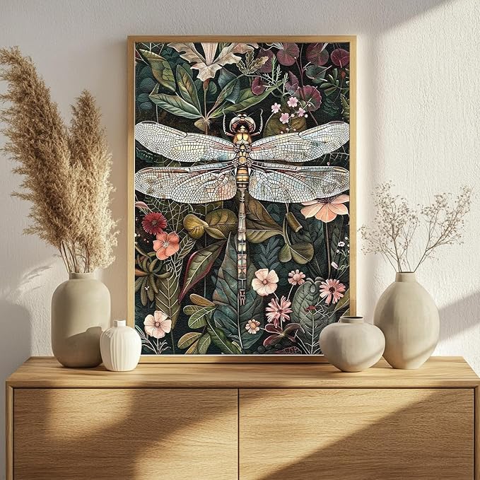 Paint by Numbers Kit for Adults, Dragonfly Paint by Numbers, Crafts for Adults - Image 3