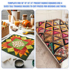 8 Pcs Tall Triangle Ruler for Quilting 4 6 8 10 Inch Acrylic Template Rulers - Image 3
