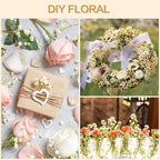3000+ Mini Dried Baby's Breath Flowers, Wedding Wreath, Card Making, Home Decor - Image 2