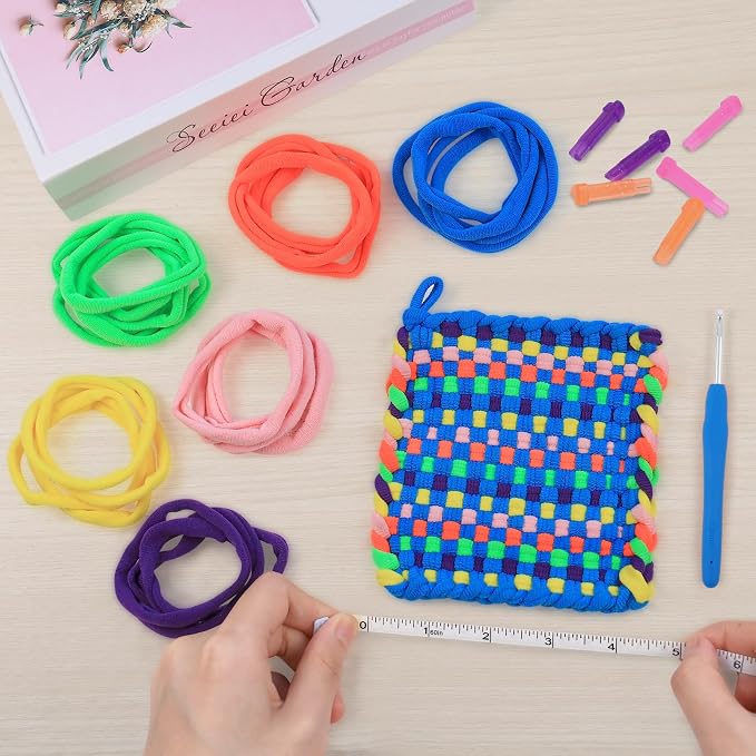 IQKidz Weaving Loom Kit Toys, DIY Arts and Crafts - Image 9