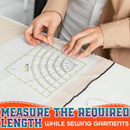 8.1 x 8.1 Inch Precision Slotted Quilting Ruler – 1/8" Grid Lines Transparent - Image 6