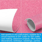 PATIKIL Dark Pink Shiny EVA Glitter Foam Sheet 11 x 8 Inch 2mm Thick - Image 5