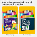 ARTISTRO 36 Precision Dual-Tip Acrylic Paint Markers – Paint Pens Set - Image 6