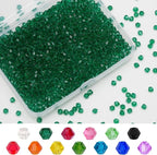1000PCS Bicone Crystal Beads 4mm Glass Faceted Spacer Beads Bulk - Image 7