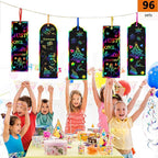 AUGSUN 96 Set Magic Scratch Rainbow Bookmarks Making Kit - Image 7