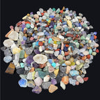 450 Pieces Rocks Collections for Kids, 40+ Kinds Gemstones and Crystals Set by SeeuFun