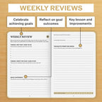 Undated Daily Planner | 90 Day Daily & Weekly Productivity Journal - Image 8