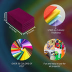 FabricLA Acrylic Felt Sheets for Crafts - Image 3