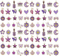 WOCRAFT 40pcs 20 pairs Assorted Enamel Bracelet Charms by WOCRAFT