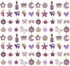 WOCRAFT 40pcs 20 pairs Assorted Enamel Bracelet Charms by WOCRAFT