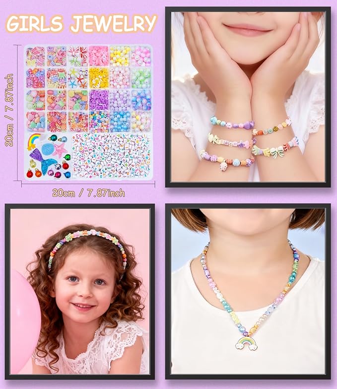MiuCo Bracelet Making Kit for Girls Ages 5-6-8-12, Jewelry Making Kit - Image 6