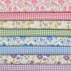 Cotton Fabric DIY Making Supplies Quilting Patchwork Fabric Fat Quarter Bundles by Antetek