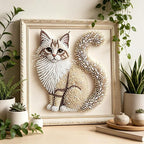 OJTOYART 5D Cat Special Shape Diamond Art Kits - Image 2