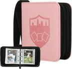 GERMUN Mini Card Binder 1 Pocket, 80 Pockets Trading Card Binder, Premium Small by GERMUN