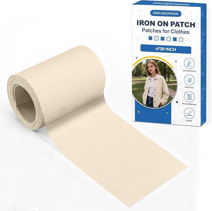 Iron on Patches for Clothes, Patches for Cloth, 100% Cotton Fabric Patches for by ForABetterHomeLife
