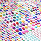 2102pcs Gems Stickers, Self Adhesive Gems by QUEENTI