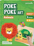 jackinthebox Poke Poke Art – Animals Theme, Mess-Free Fabric Art and Craft by JackInTheBox