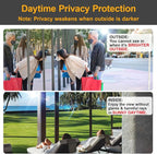 Window Privacy Film One Way Daytime Privacy Static Cling Sun Blocking Anti UV - Image 4