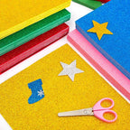 10 Sheets Glitter Paper Sheet for Crafts, A4 Cardstock Self-adhesive Paper for - Image 6