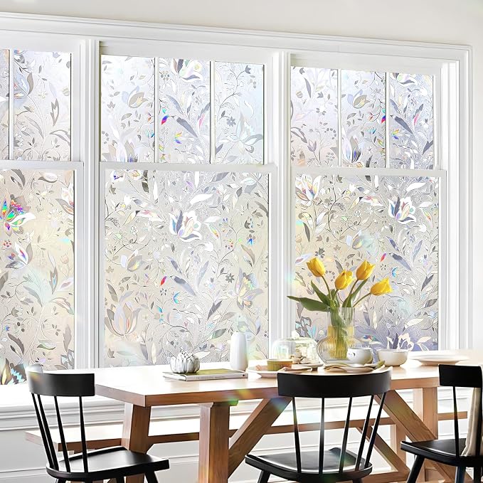 HIDBEA Window Privacy Film, 3D Stained Glass Static Cling - Image 6