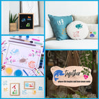 Sea Life Stencils for Kids, Drawing Templates for Wall Wood Fabric Canvas - Image 3