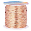 203 Feet Tarnish Resistant Copper Wires 24 Gauge/0.5mm Jewelry Craft Wires by CREATZONE