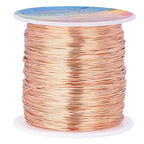 203 Feet Tarnish Resistant Copper Wires 24 Gauge/0.5mm Jewelry Craft Wires by CREATZONE
