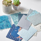 208 Sheets A7 Scrapbook Paper Kit, 12 Colors Mixed Textured Paper and Mesh - Image 8