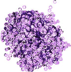 Mandala Crafts 6mm Cup Round Lavender Sequins - Image 2