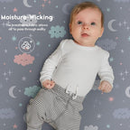 Yoofoss Baby Crib Sheets for Boys Girls, Fitted Crib Sheet 2 Pack for Standard - Image 5