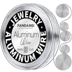 FANDAMEI Craft Wire 20 Gauge 98 Feet, Aluminum Wire by FANDAMEI