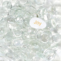 5LB Fire Glass Beads Flat Glass Marbles by Ausluru