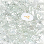 5LB Fire Glass Beads Flat Glass Marbles by Ausluru