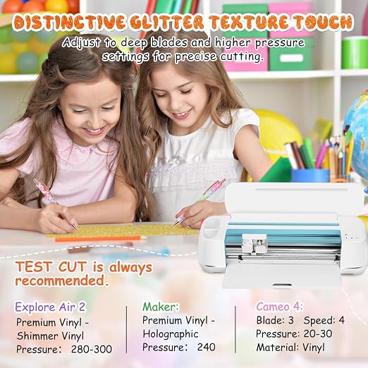 TECKWRAP Shimmer Vinyl Glitter Adhesive Sheets - Image 7