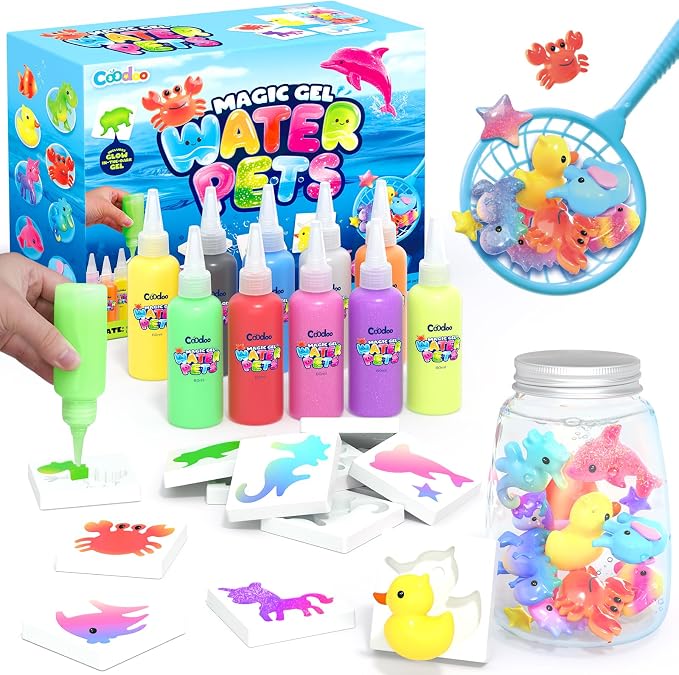 Magic Water Elf Toy Craft Kits for Kids, DIY Your Own Aqua Fairy Water Pets & by Coodoo