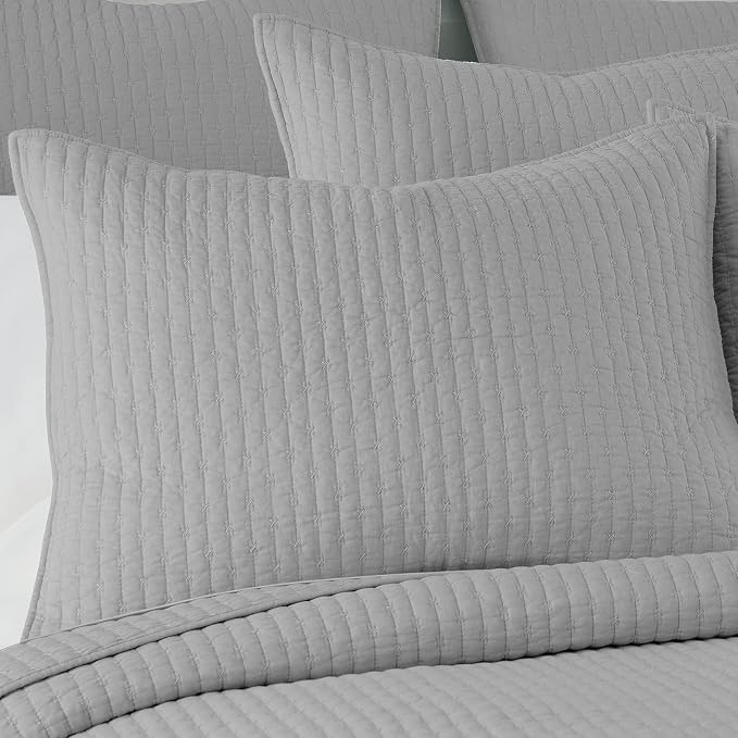 Levtex Home Cross Stitch Reversible Queen Bedspread Set - Image 6