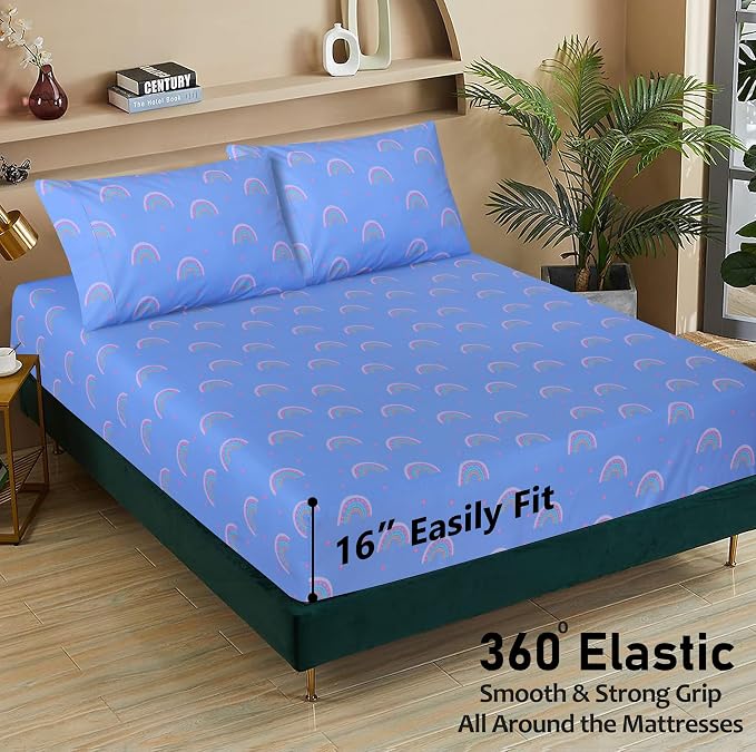 RUVANTI 100% Cotton Sheets – Twin Size Percale Bedding, Cooling & Breathable - Image 5