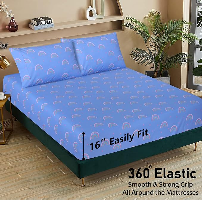 RUVANTI 100% Cotton Sheets – Twin XL Size Percale Bedding, Cooling & Breathable - Image 5