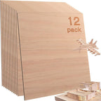 12 Pcs Mahogany Plywood Sheets, School DIY Projects, CNC Cutting, and Wood by Vemkyrio