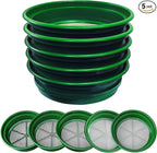 SE 13.25 Inch Wide Stackable Classifier Gold Prospecting Pan Set by SE