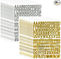 3040Pcs 20 Sheets Small Letter Number Stickers, 0.5inch Self-Adhesive Vinyl by Unknown