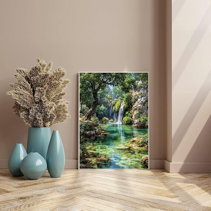 WUDWL Diamond Art Kits for Adults Beginner, DIY Landscape Painting Diamond - Image 3