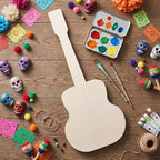 12 Pack 12 Inch Wooden Unfinished Guitar - Image 6
