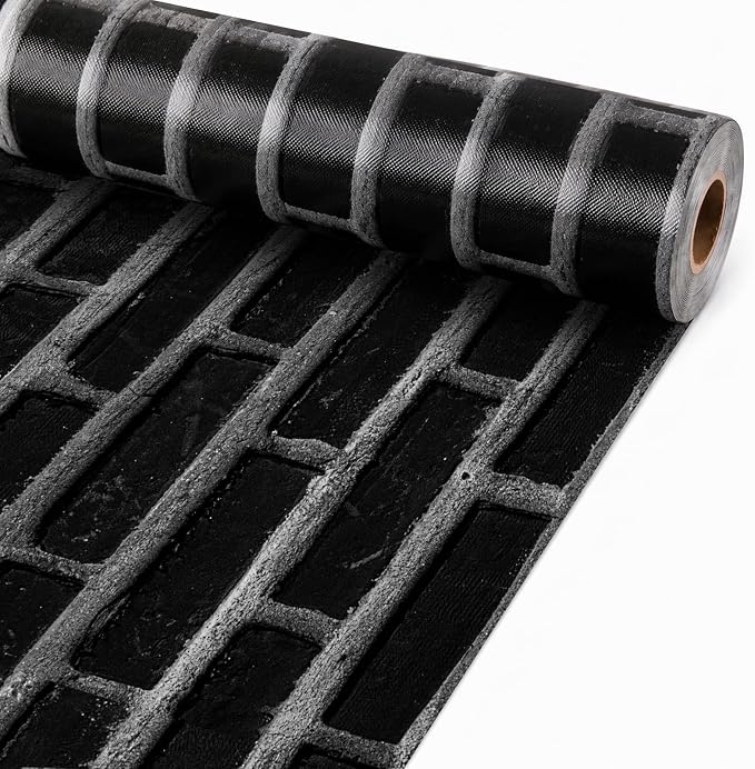 Black Brick Bulletin Board Roll Non-Woven Fabric Poster 16in X 12ft | Back to by ClassyWhimsy
